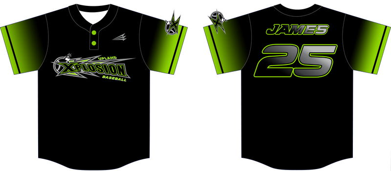 Upland Xplosion Custom Hexaflex Baseball Jersey #J3B