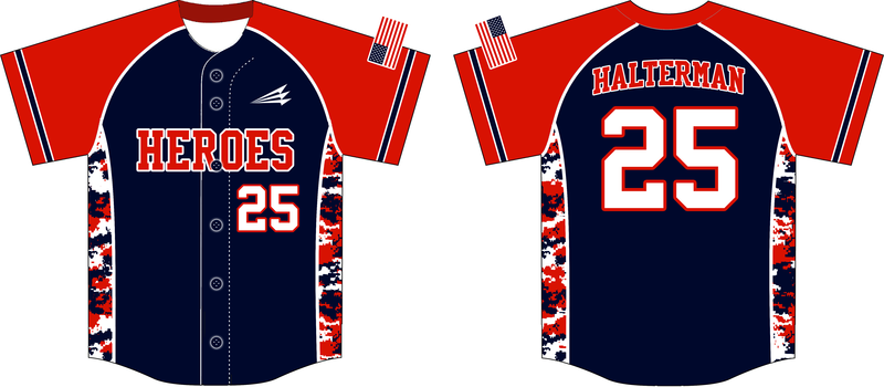 Heritage Academy Heroes Custom Hexaflex Baseball Jersey #J2C