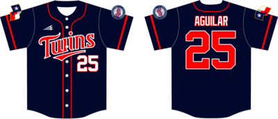 Arlington Twins Custom HexaFlex Baseball Jersey #1