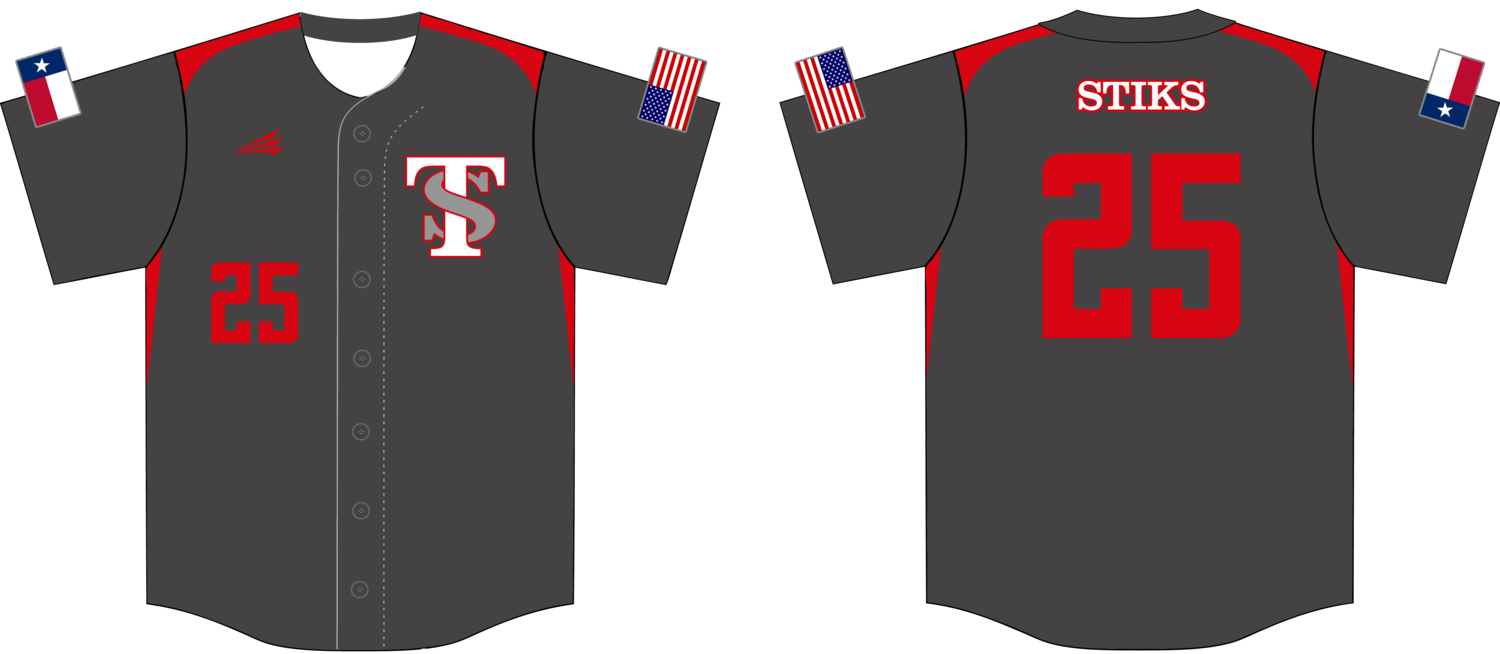 Texas Stiks Custom NanoDri Baseball Jersey #J7
