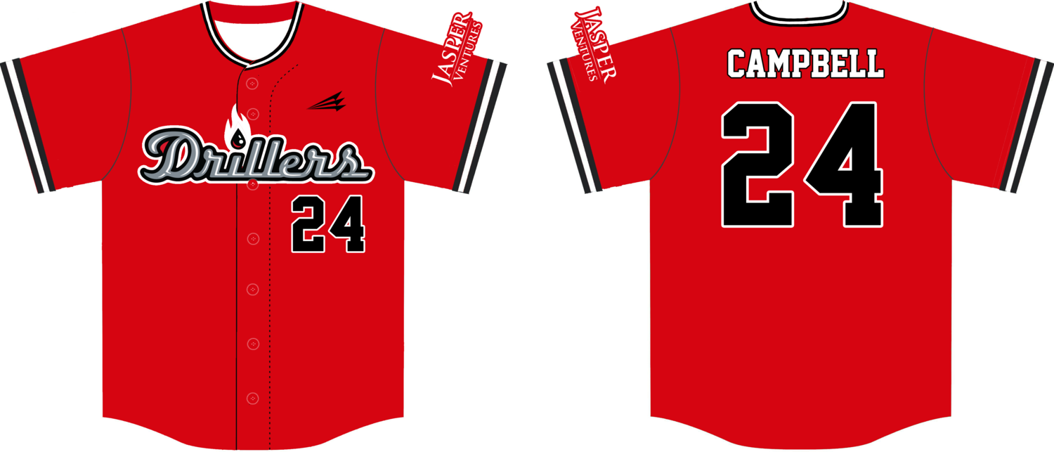 Tyler Drillers Custom NanoDri Baseball Jersey #J1h