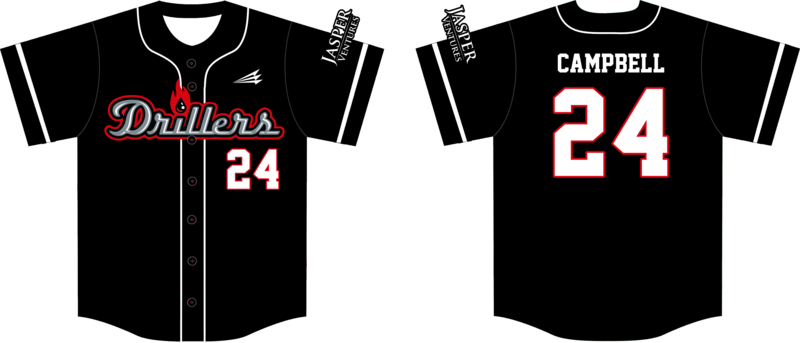 Tyler Drillers Custom NanoDri Baseball Jersey #J2H