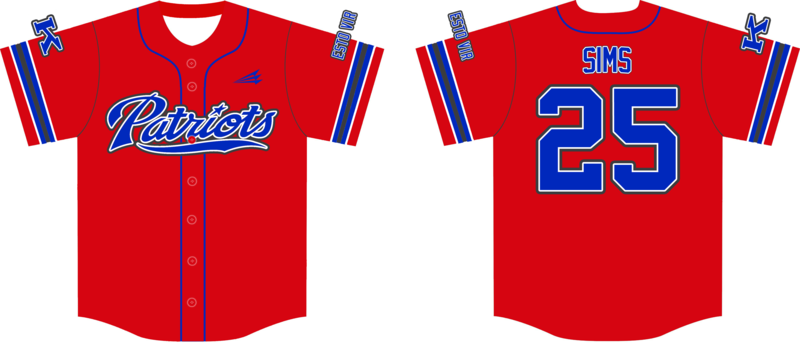 Kentucky Patriots Custom HexaFlex Baseball Jersey #J1