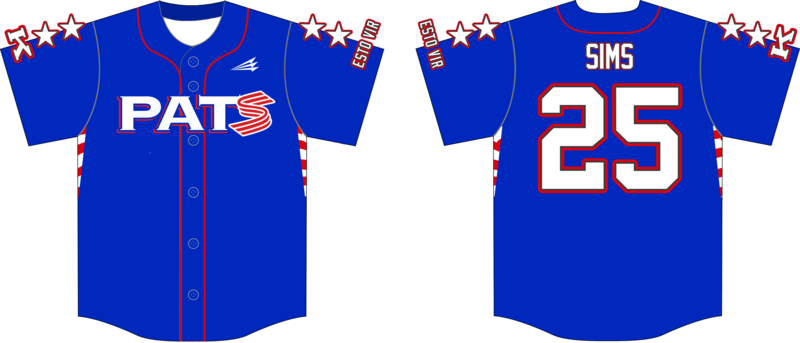 Kentucky Patriots Custom HexaFlex Baseball Jersey #J2B