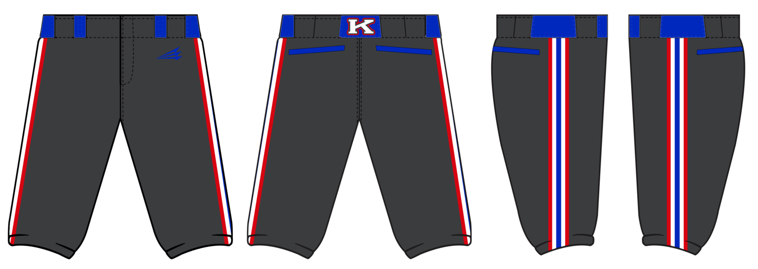 Kentucky Patriots Custom Stacheman Elite Knicker Baseball Pants #BP2