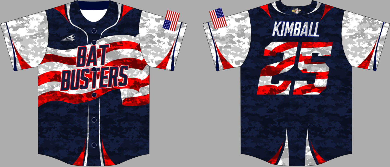 Bat Busters Custom HexaFlex Baseball Jersey #J2B