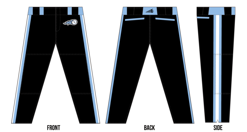 Fear 808 Custom Stacheman Elite Long Baseball Pants #BP3