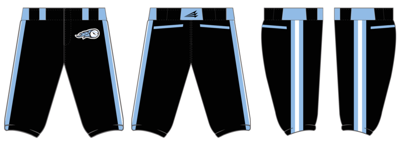 Fear 808 Custom Stacheman Elite Knicker Baseball Pants #BP3B