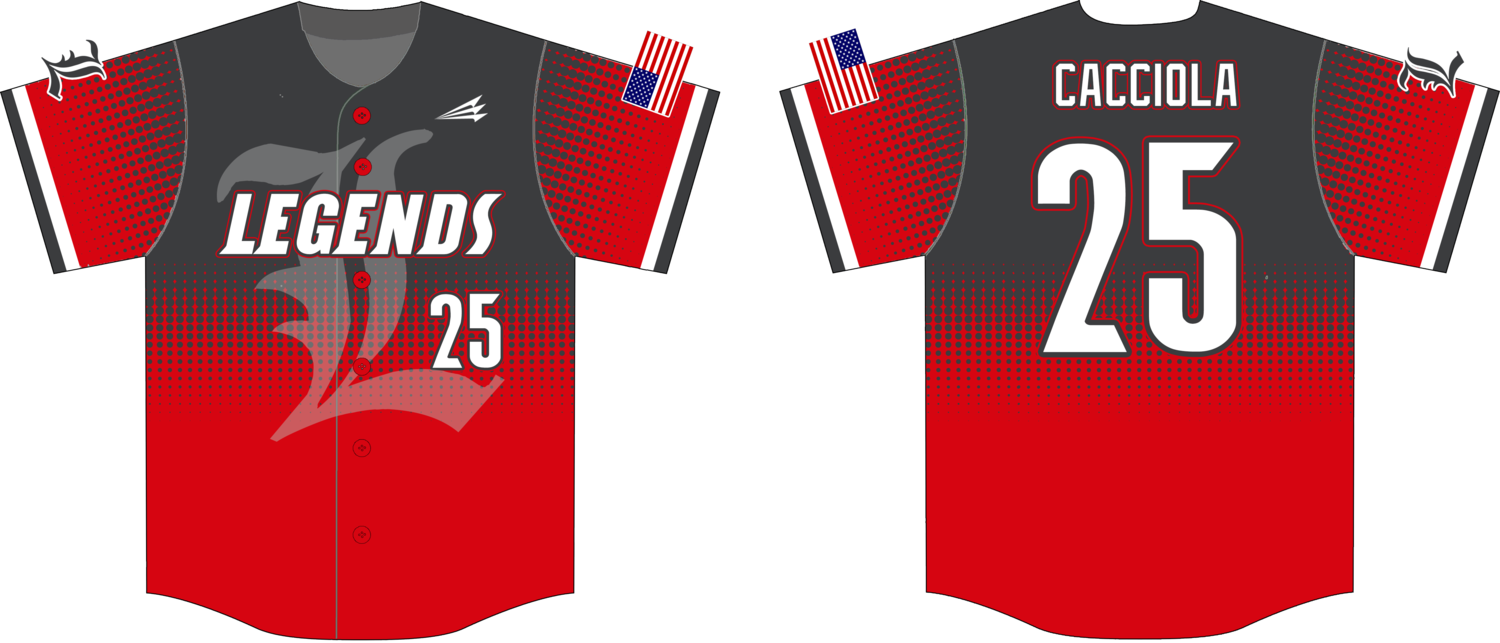 East Bay Legends Custom NanoDri Baseball Jersey Design #J4D