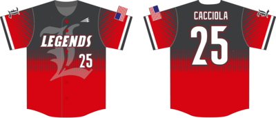 East Bay Legends Custom NanoDri Baseball Jersey Design #J4D