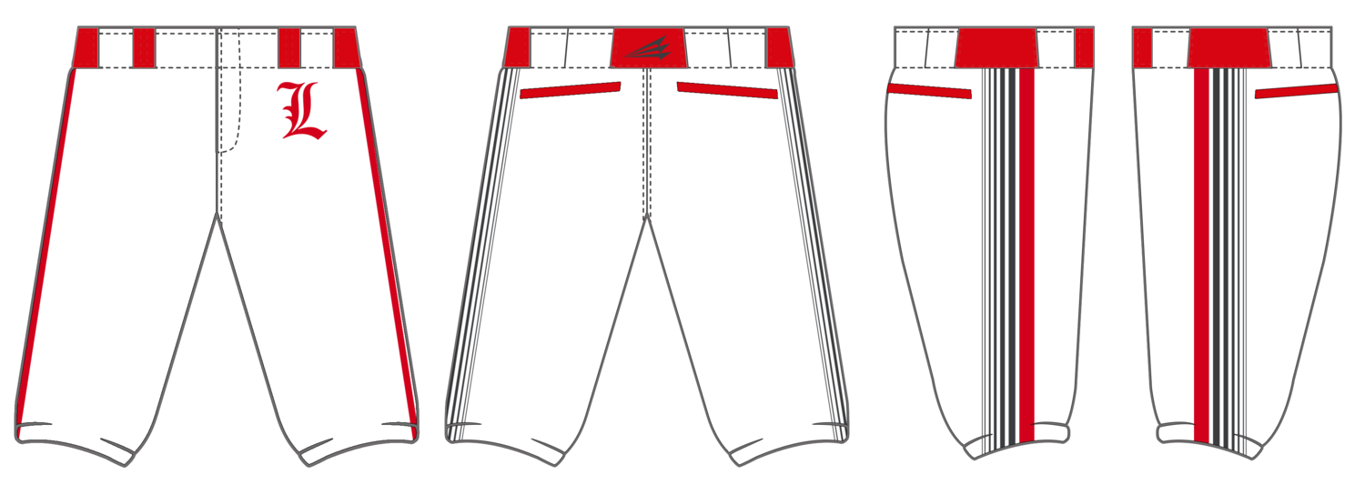 East Bay Legends Custom Stacheman Elite Knicker Baseball Pants Design #BP3D