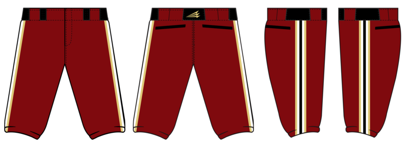 GameTime Warriors Baseball Custom Knicker Pants Design #BP3B