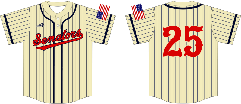 Bill Arp Senators Custom NanoDri Baseball Jersey #J1E