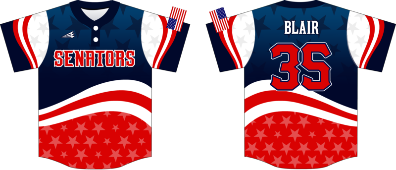 Bill Arp Senators Custom NanoDri Baseball Jersey #J2F
