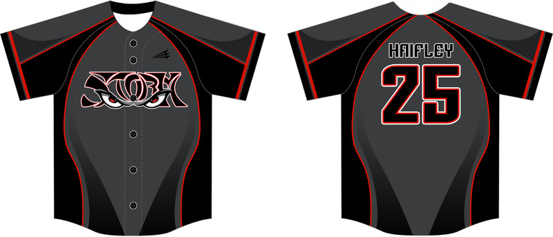 Littlestown Storm HexaFlex Custom Baseball Jersey #1A