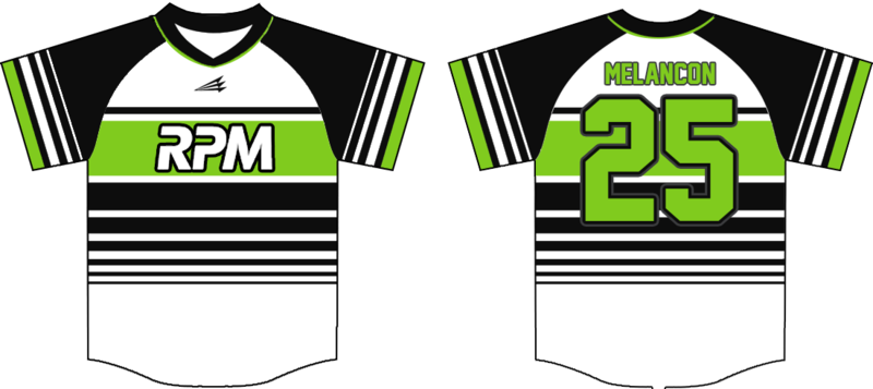 Texas RPM Custom HexaFlex Baseball Jersey #J11C