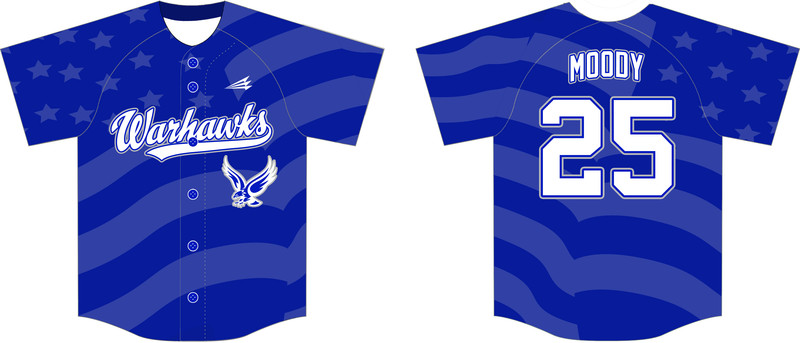 Warhawks (Moody) Custom Hexaflex Baseball Jersey #J3C