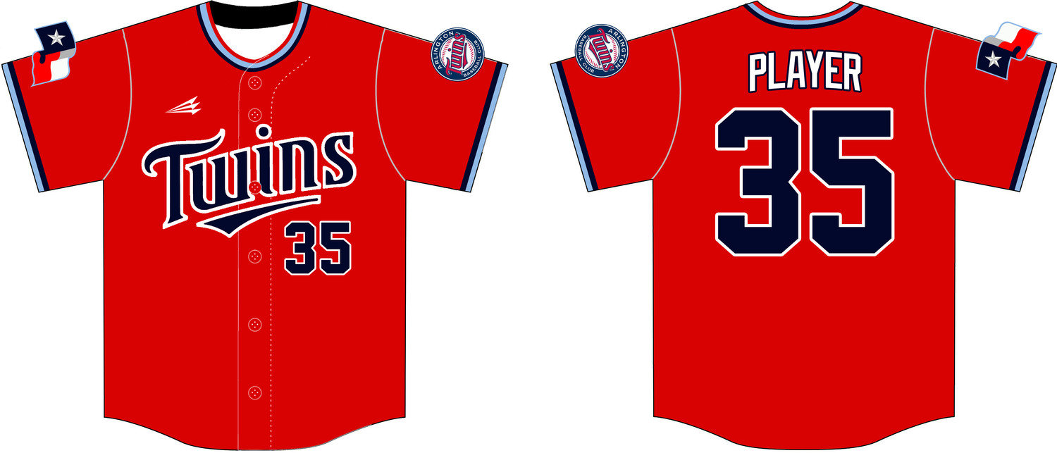 Arlington Twins Custom HexaFlex Baseball Jersey #4C