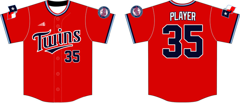 Arlington Twins Custom HexaFlex Baseball Jersey #4C