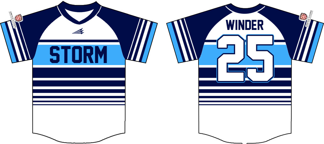 Storm Custom HexaFlex Baseball Jersey #2B