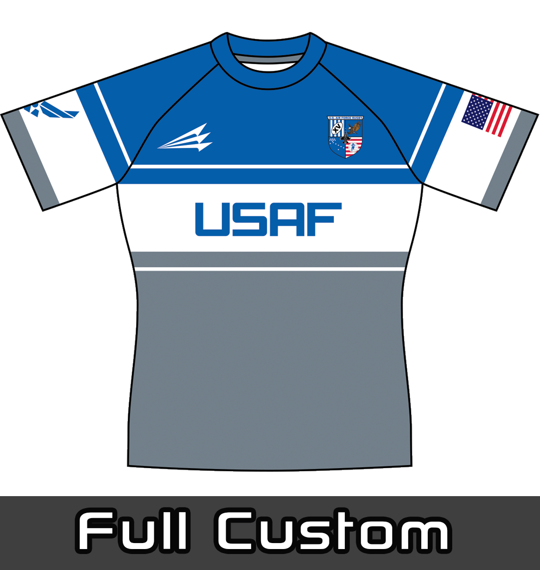 Air Force 15s Gray Rugby Jersey