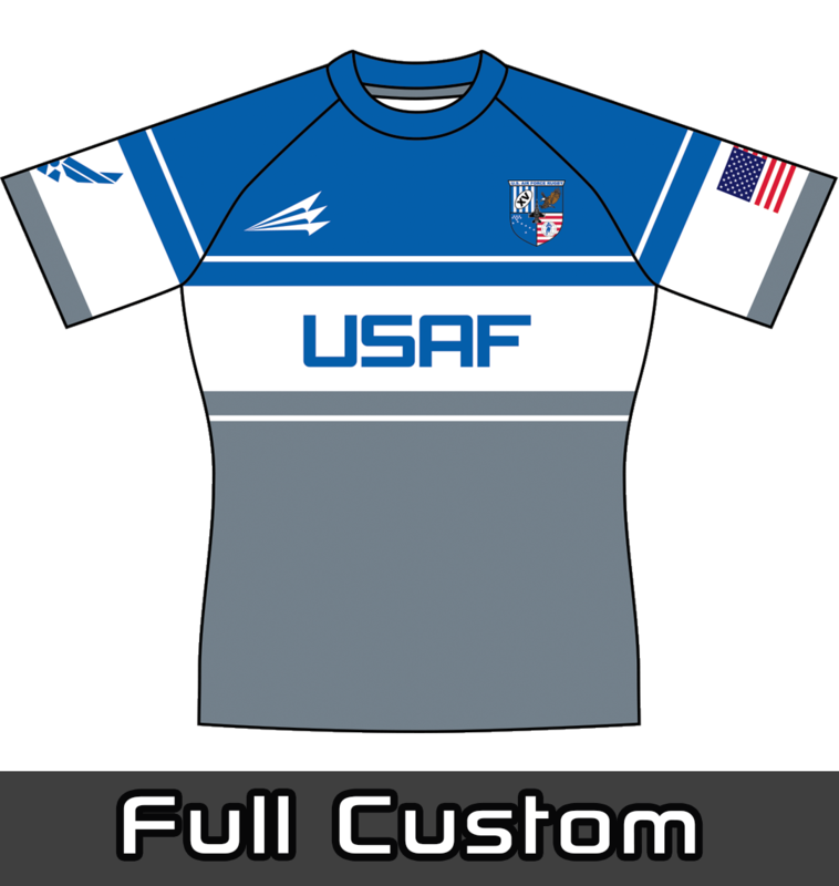 Air Force 15s Gray Rugby Jersey