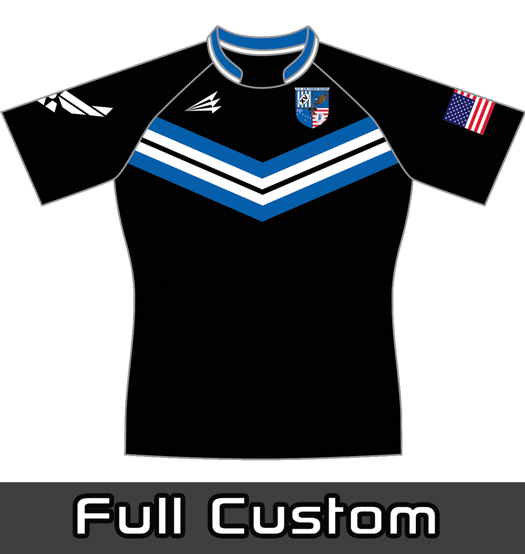 Air Force 15s Black Rugby Jersey