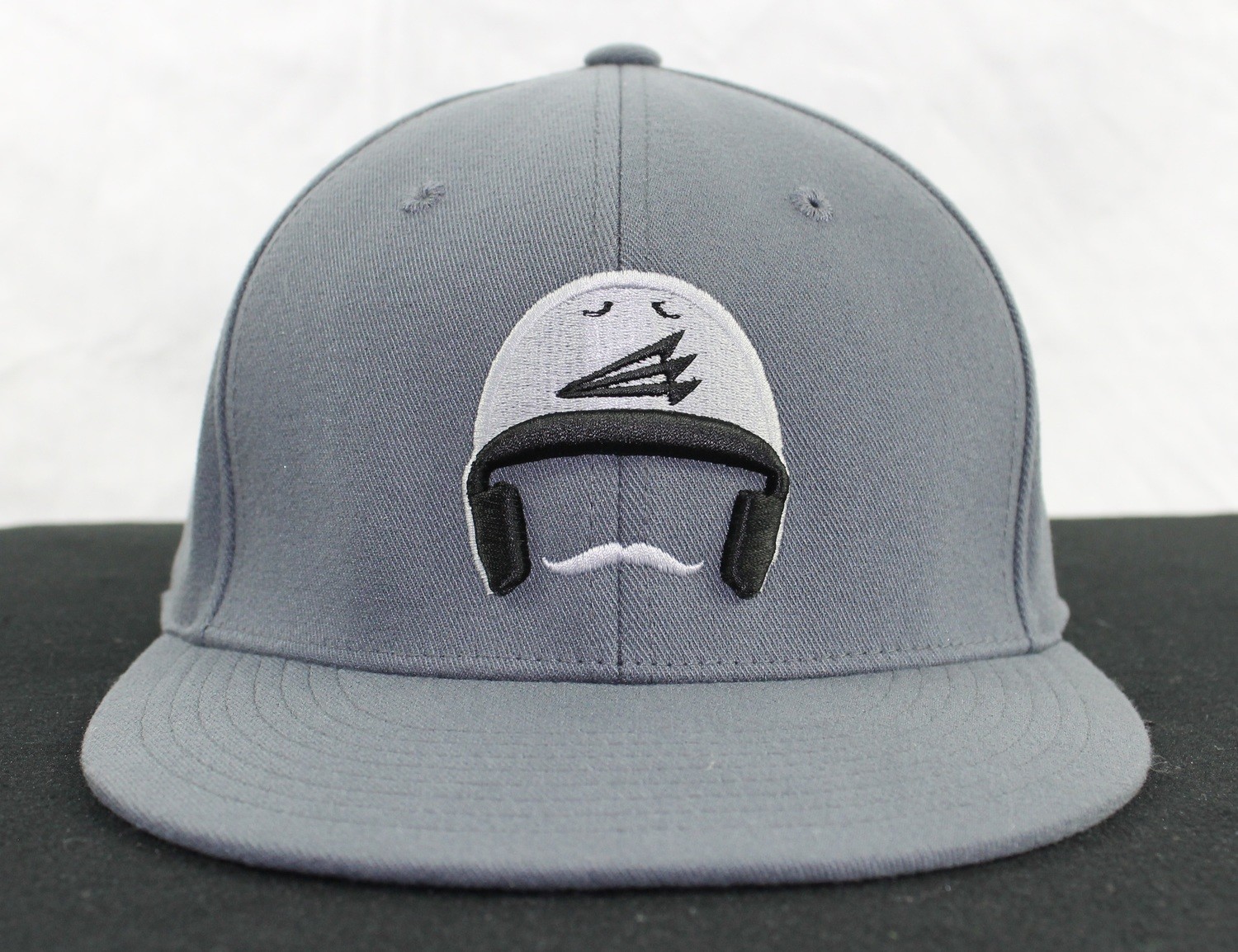 Triton &quot;Stache Man&quot; Charcoal Fitted Cap