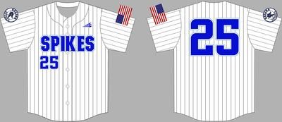 Salina Spikes Custom Baseball Jersey #5b