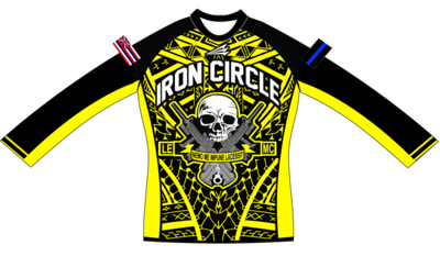 Iron Circle Long Sleeve Tribal Rugby Jersey