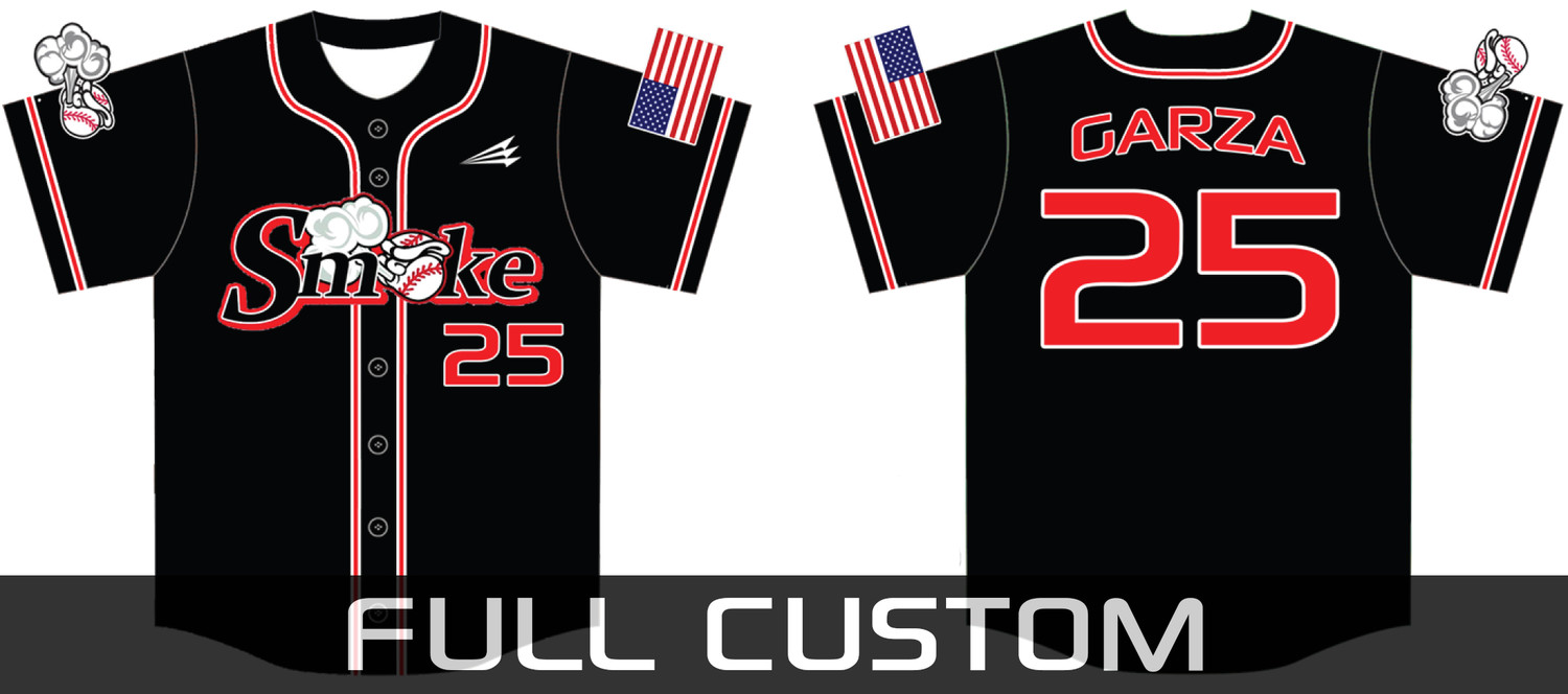 AZ Smoke Baseball Custom Jersey Design #4.3