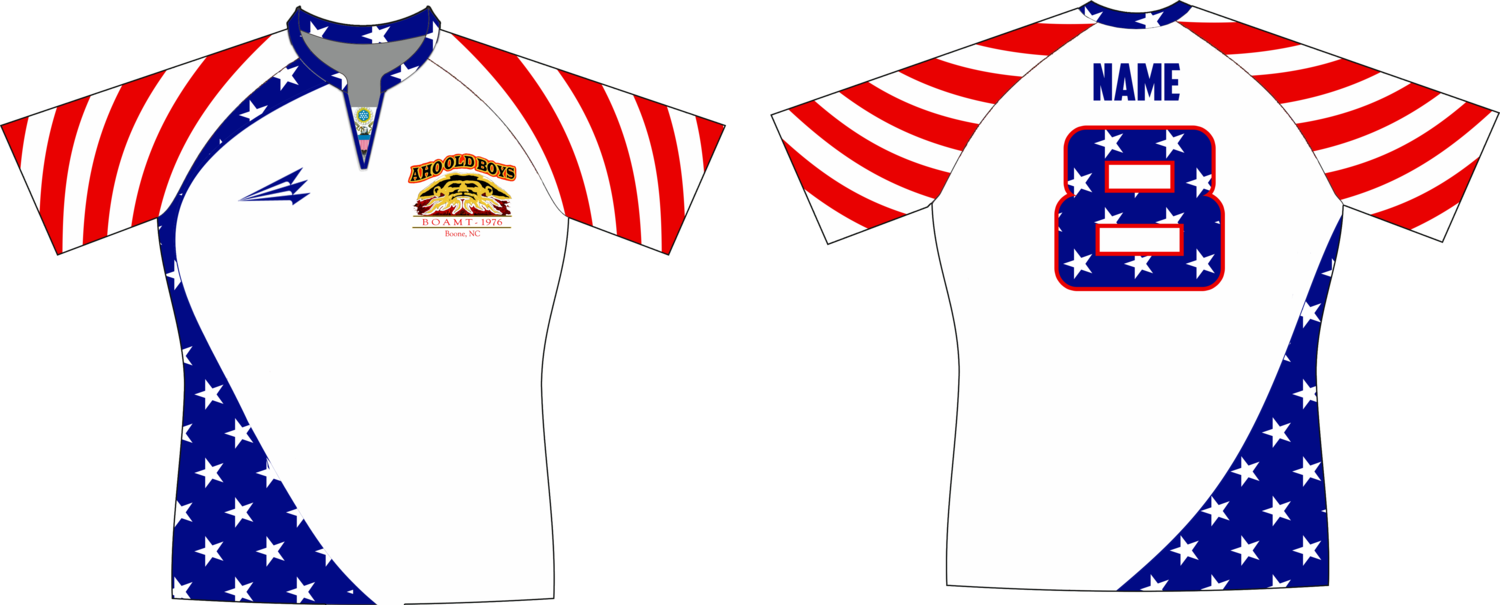 AHO Old Boys Patriotic Rugby Jersey