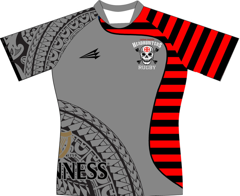 Cedar Rapids Headhunters Rugby Game Jersey