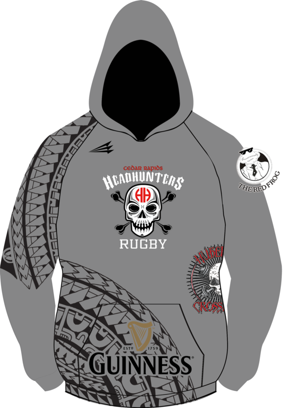 Cedar Rapids Headhunters Winterproof Sublimated Hoodie