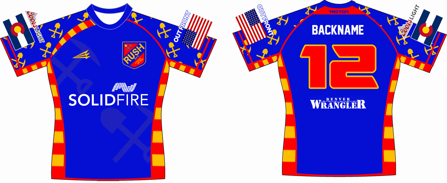 Colorado Rush Rugby Game Jersey