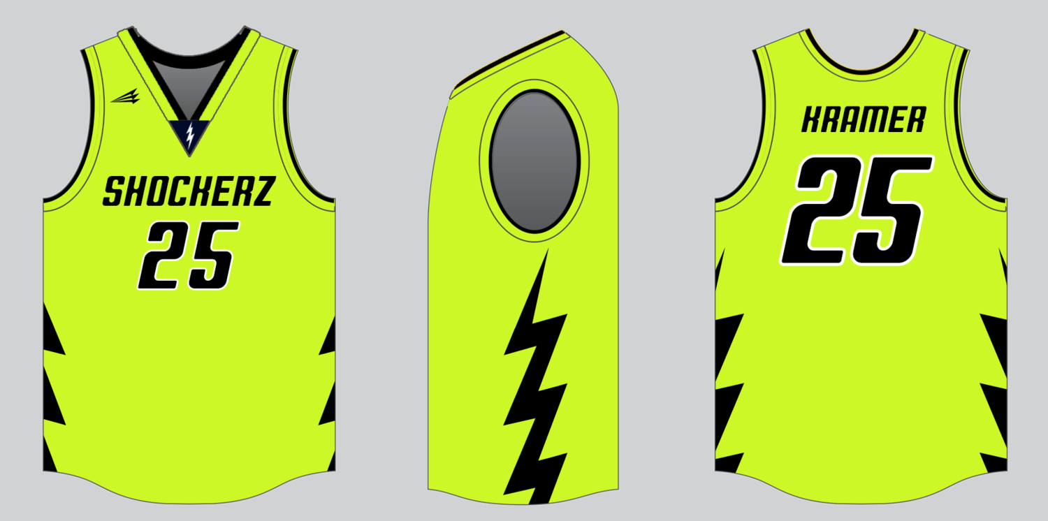 Shockerz Custom HexaFlex Basketball Jersey #6B
