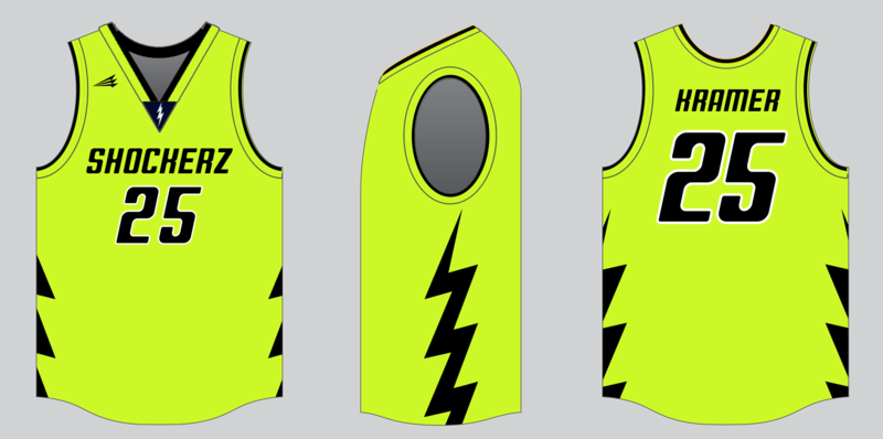 Shockerz Custom HexaFlex Basketball Jersey #6B