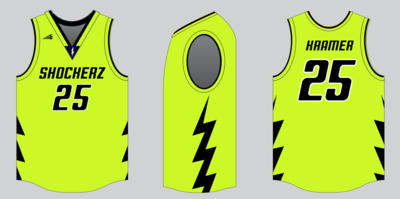 Shockerz Custom HexaFlex Basketball Jersey #6B