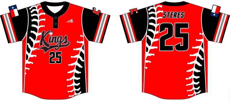 Kings Custom Baseball Jersey Design #6B