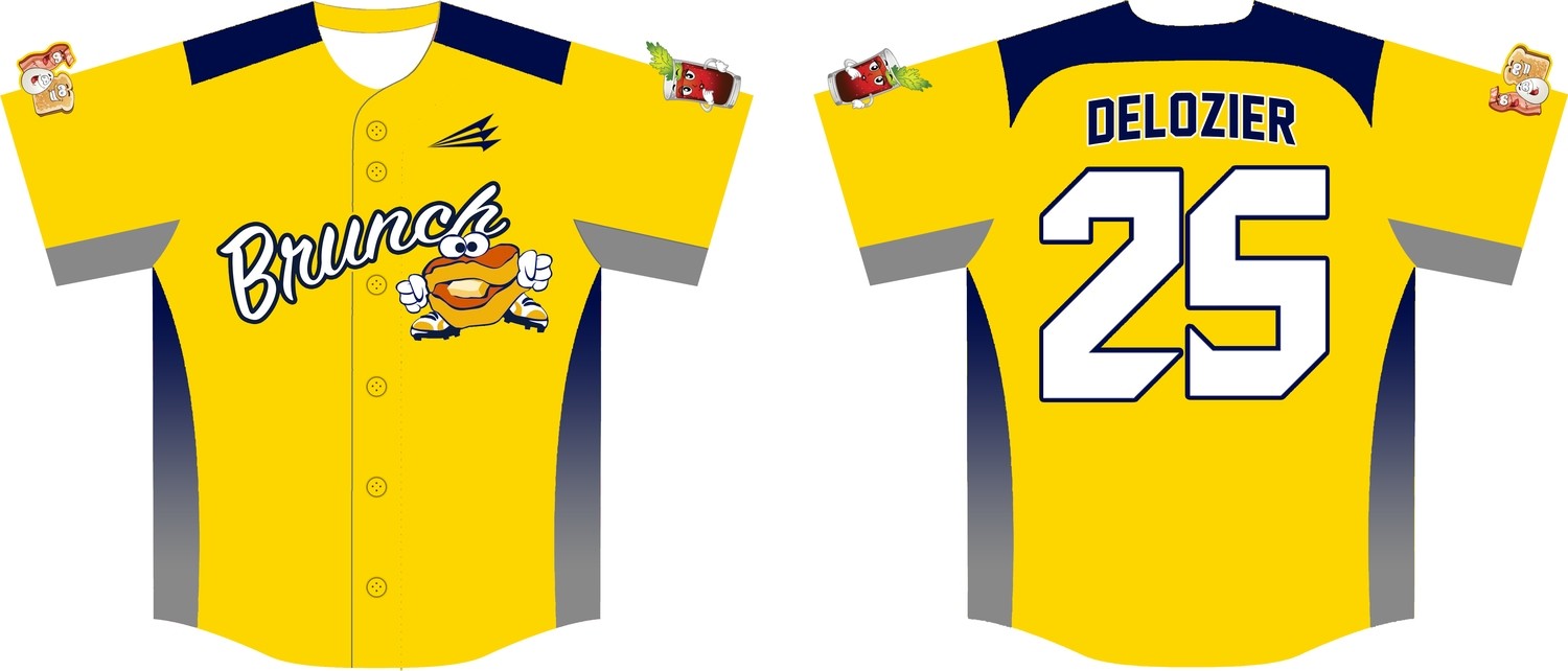 Orlando Brunch Custom Baseball Jersey 3C