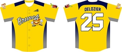 Orlando Brunch Custom Baseball Jersey 3C