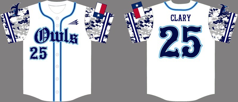 Texas Owls Jersey Design 1