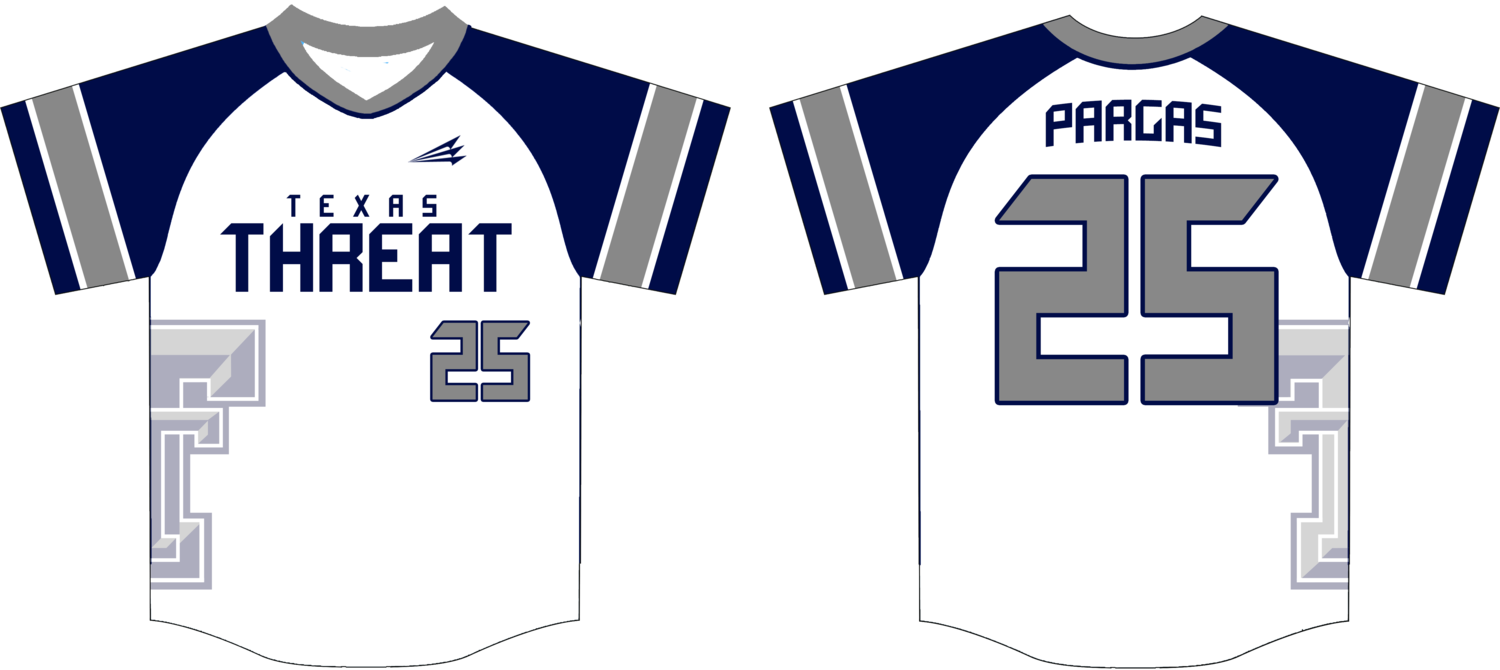 Texas Threat Custom Baseball Jersey D4