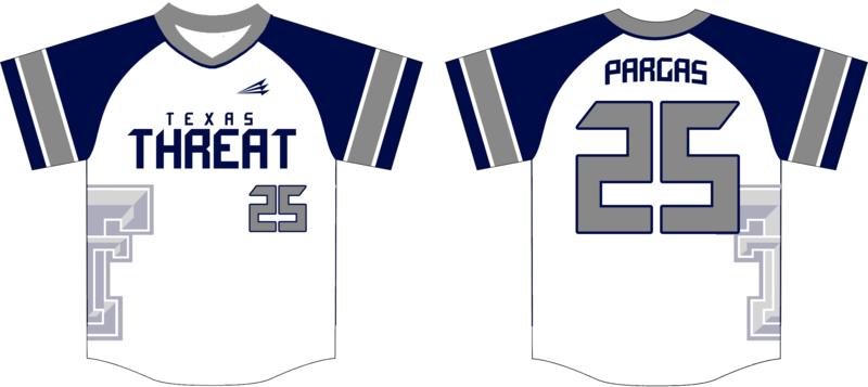 Texas Threat Custom Baseball Jersey D4