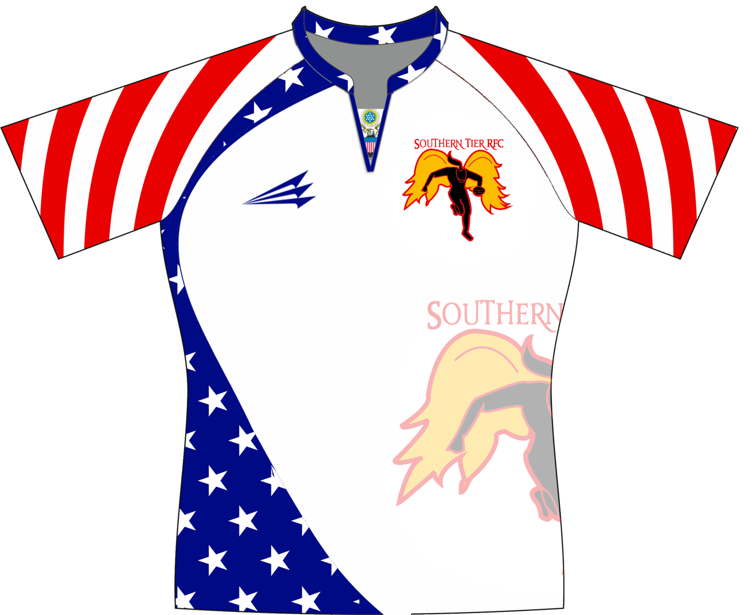 Fallen Angels Patriotic Rugby Jersey