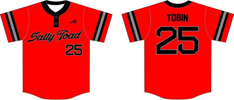 Salty Toad Custom Baseball  Jersey Design #1B