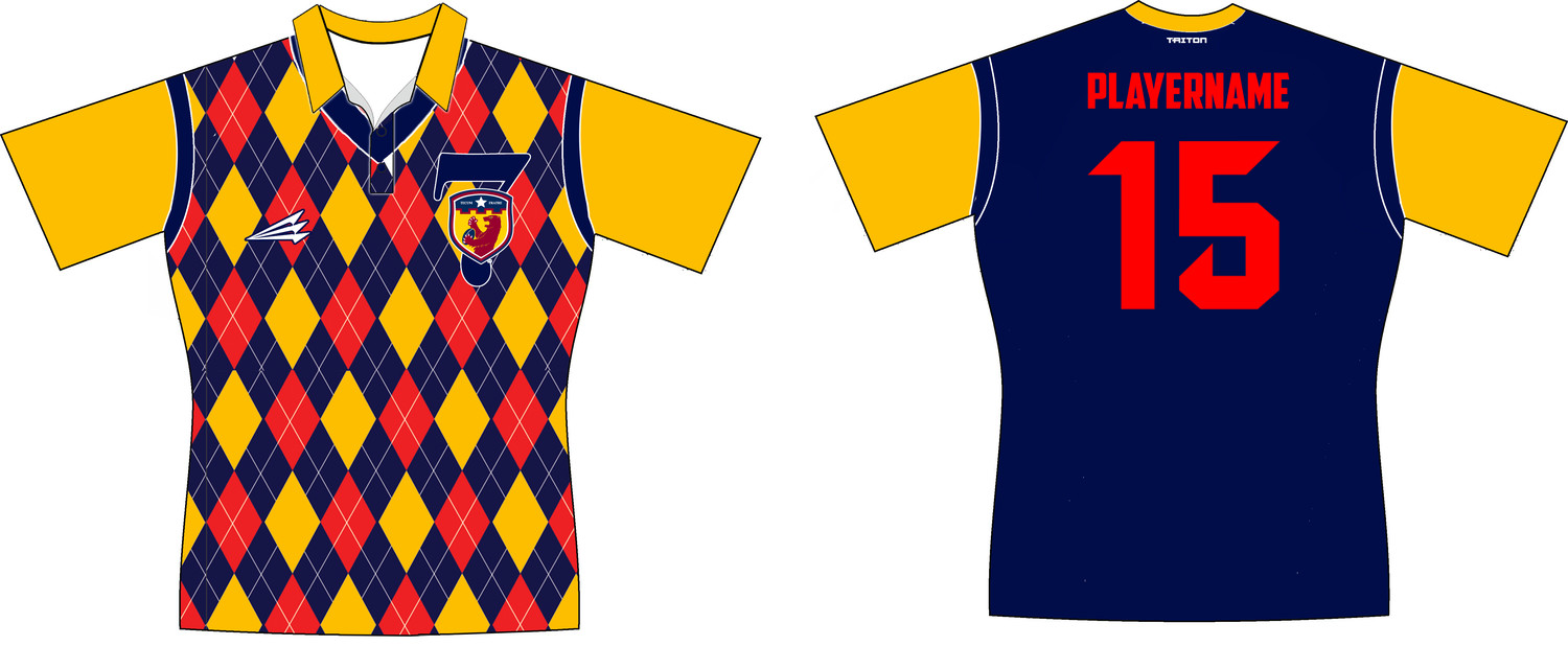 Nashville Grizzlies Argyle Rugby Jersey