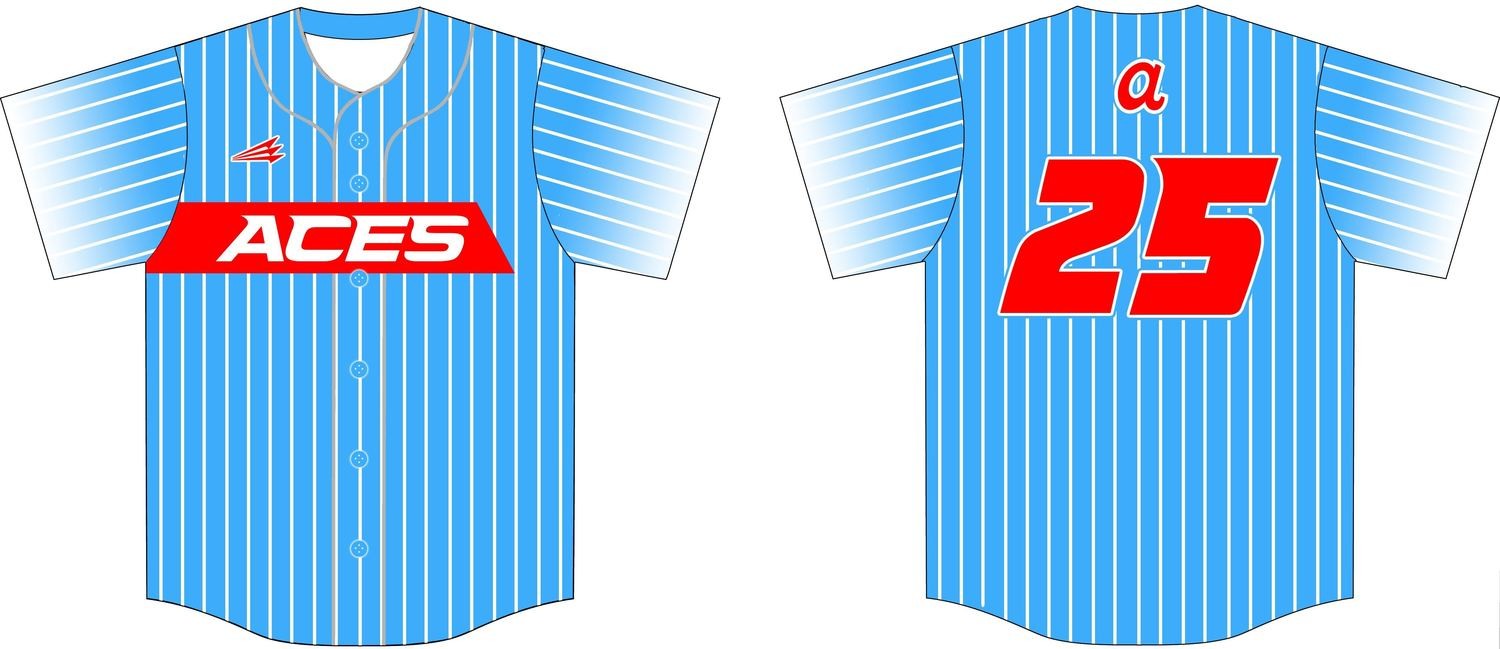 Alabama Aces Custom Baseball Jersey #3