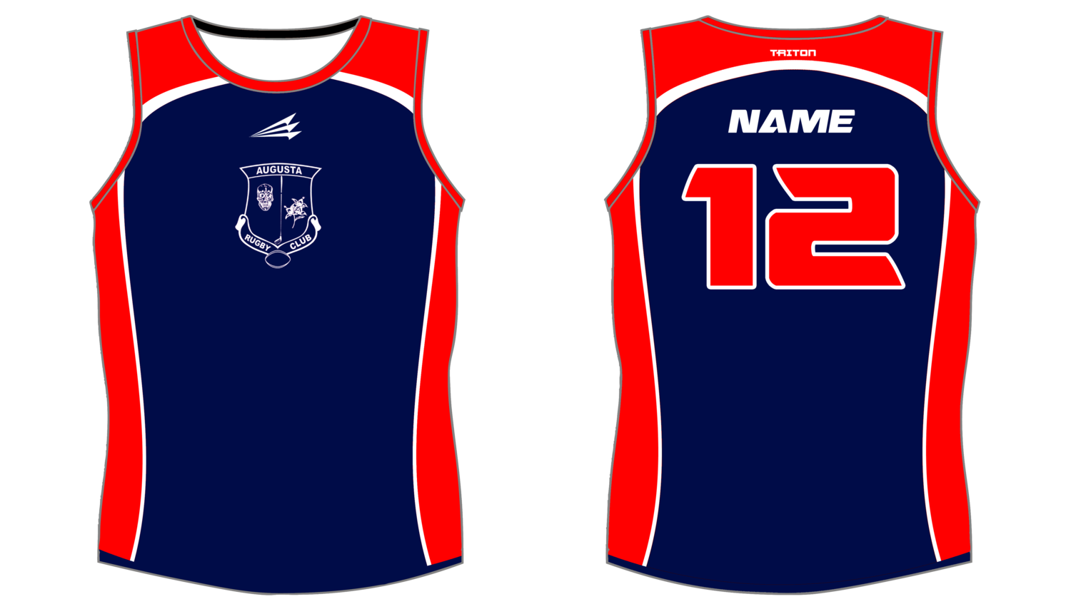 Augusta Rugby Singlet Design 2A