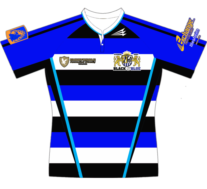 Illesheim Black &#39;N Blue 15&#39;s Game Jersey